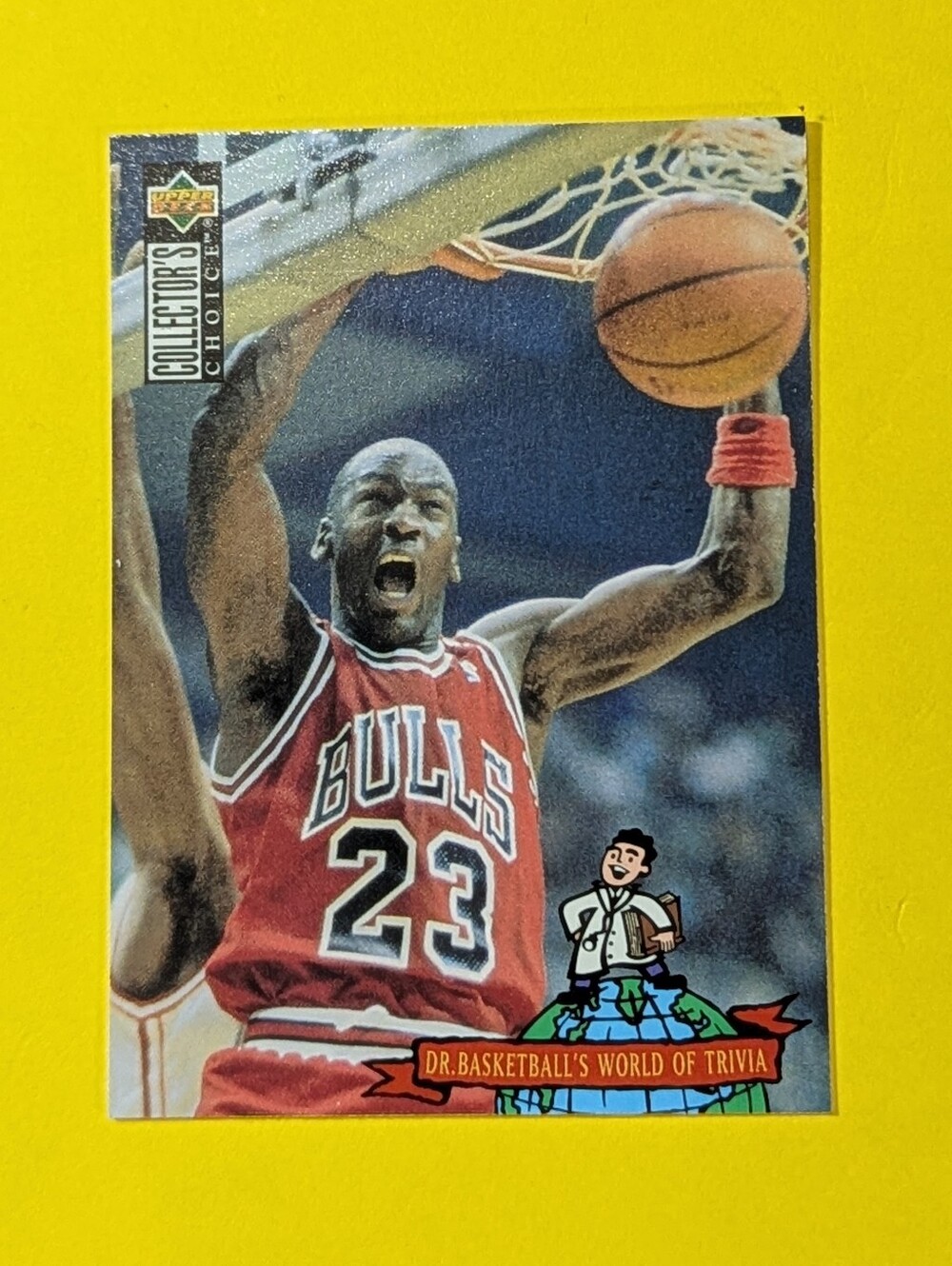 Upper Deck 1994-95 Collector's Choice Michael Jordan #402 Dr. Basketball's Triv…